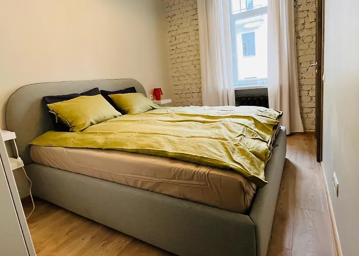 Library House Quiet&compact 2 Rooms&beds Dzīvoklis Riga
